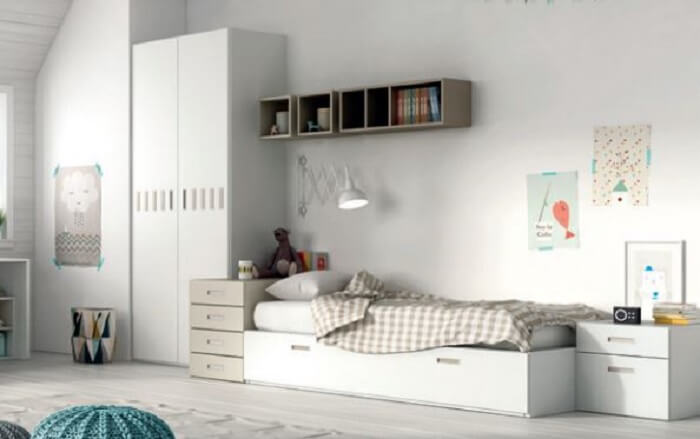 Las ventajas de los dormitorios con cama nido - Maxcolchon
